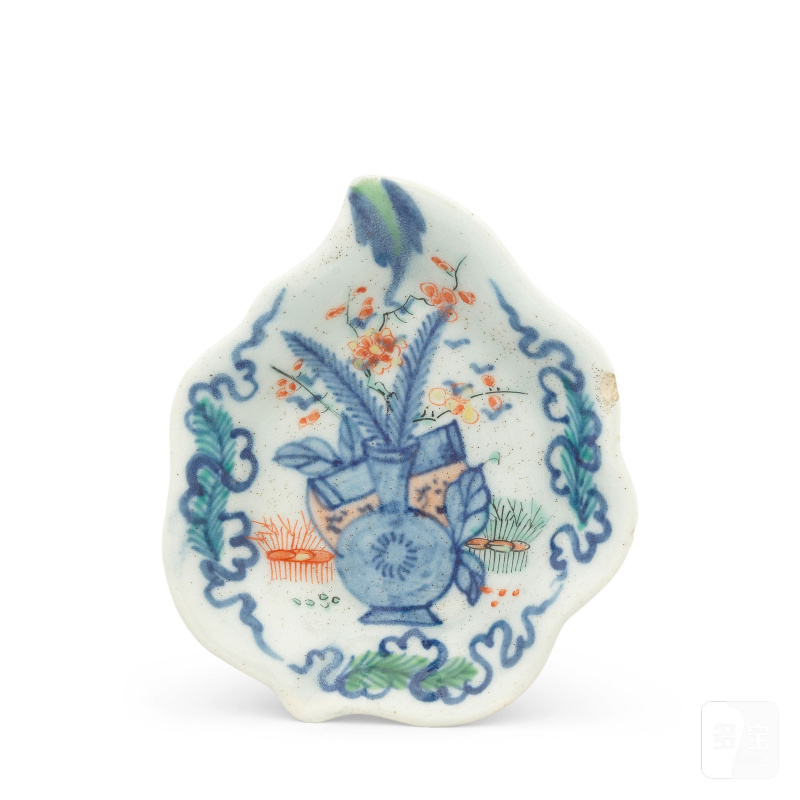 A rare Limehouse pickle dish, circa 1746-48